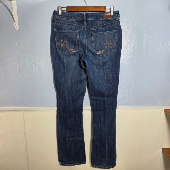 Maurices Size 8 Regular Medium Wash Denim Blue Straight Leg Jeans - Picture 6 of 11